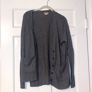 cute grey cardigan